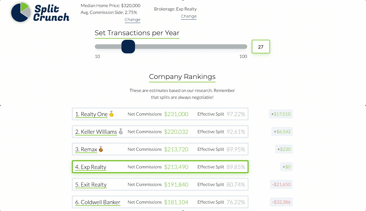screenshot of app